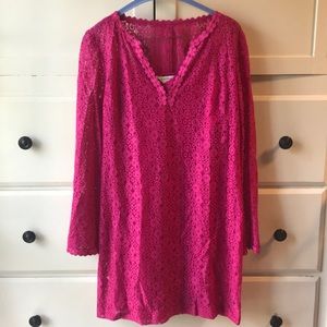Trina Turk Pink Lace Dress Size 6